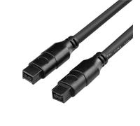 NIWPPKIMX Cable de datos IEEE1394B 1394 9P a 9P 9P-9P Cable de cámara de vigilancia industrial de 9 pines a 9 pines Firewire 800 Mbps 8M 10M 15M(10m)