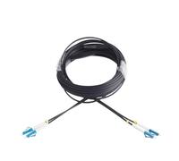 NIWPPKIMX Cable de extensión de fibra óptica UPC 2 LC a 2 LC monomodo 2 núcleos línea de conversión al aire libre 100M/120M/150M/200M/250M/300M Cable óptico(100M)