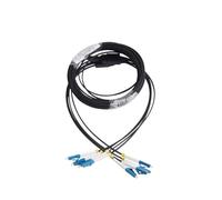 NIWPPKIMX Cable de extensión de fibra óptica UPC 4 LC a 4 LC monomodo 4 núcleos línea de conversión interior 100M/120M/150M/200M/250M/300M Cable óptico(100M)