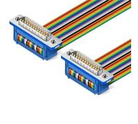 NIWPPKIMX Cable plano DIDC DB25 Pin DIDC-25P Conector macho hembra plano DR25 COM(1.5m,M to M)