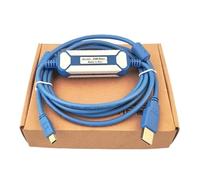 NIWPPKIMX USB-MINI Cable de depuración de servocontrolador adecuado serie A5 A6 Cable de programación USB-A5/A6(3 meter,USB-Mini (Blue))