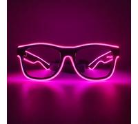 NIWWIN Gafas LED, Gafas LED Cyberpunk, Gafas de neón de alambre flexible, Para discotecas, Navidad, fiestas, regalos, disfraces de Halloween, cosplay.