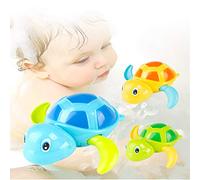 NIWWIN Juguetes clásicos de baño para bebés Tortuga mecánica para niños pequeños Niños Niñas, Juguetes de Agua para Nadar Tortuga de Piscina de Verano Baño Flotador Juguete El Mejor niño Juguete