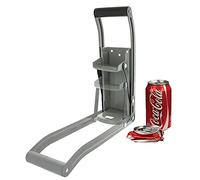 NIWWIN Trituradoras de latas montadas en la pared, trituradoras de latas de aluminio 2 en 1 y abridor de botellas, herramienta de reciclaje de bar y cocina para la extrusión de latas de cerveza, latas