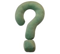 Nixiara Almohada cervical de viaje, almohada de viaje creativa en forma de U - Gran signo de interrogación de contorno de 21,65 pulgadas | Almohada suave y multifuncional para el cuello y la cabeza