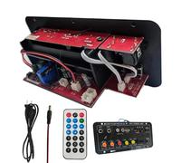 Nixiara Amplificador de alto rendimiento, placa de amplificador de automóvil, módulo de amplificador de audio digital estéreo de 12 V y 24 V, para conductores de automóviles, altavoces de ordenador