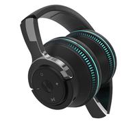 Nixiara Auriculares inalámbricos para computadora, potente auricular inalámbrico con sonido estéreo, sonido estéreo RGB iluminación de respiración Auriculares para portátil juego oficina teléfono