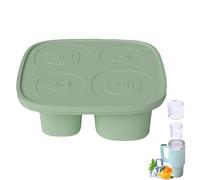 Nixiara Bandeja de hielo para taza, taza de molde de hielo - Fabricante de hielo - Molde de silicona bodega 4-Cavity con tapa, gadget de cocina, recipiente para taza de taza 30oz-40oz