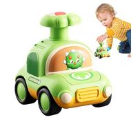 Nixiara Car Push and Go,Coche Push Top,Coche Juguete de Empuje de Dibujos Animados - Juguetes de Coche Push and Go para, Juguete de Coche para Diseño de Dibujos Animados, Coche de Prensa Dinosaurio