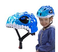 Nixiara Casco de Bicicleta para Niños Pequeños,Casco de Bicicleta para | Casco Multideportivo Dinosaurio para Niños | Scooter Absorbente Choques, Casco para Niños y Niñas