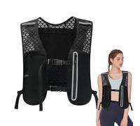 Nixiara Cinturón de hidratación para correr, chaleco de hidratación ajustable, mochila de hidratación | Correa pectoral ligera antideslizante unisex para ciclismo, senderismo, actividades al aire