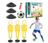 Nixiara Football Training - Equipo de Ejercicios de Fútbol - Campo Educativo de Obstáculos para Juego Deportivo Multijugador Exterior Jardín Parque Casa Interior Niños Niñas