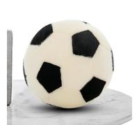 Nixiara Fútbol relleno, felpa de fútbol,juguetes de almohada - Fútbol de felpa, bolas de fútbol de juguete almohada felpa de fútbol para niños y niñas decoración chrismas 9.84 pulgadas