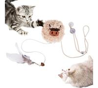 Nixiara Juguetes Para Repartir Dulces De Gato,Dispensador Interactivo de Dulces para Gatos Para Interior | Juegos Estimulantes y Alimentadores para Dulces Adecuado Interior y Exterior Diversión