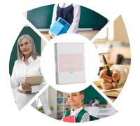 Nixiara Llamamiento a la revista Feses Journal for Women, diario de seguimiento del estado de ánimo, diario creativo diario de positividad con indicaciones, salud mental y