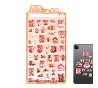 Nixiara Pegatinas 3D para scrapbooking, pegatinas estéticas de pájaros y gatos - Lindas pegatinas de animales - para álbumes de recortes, planificador, cuaderno, escritura de diario, manualidades