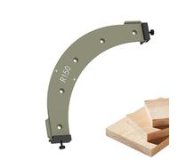 Nixiara Plantillas de carpintería Radio de Esquina, Interior de la Esquina Exterior Forma de Grande, Plantillas de enrutador preciso, Herramienta de Recorte de enrutamiento Ligero Interna