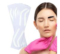 Nixiara - Plantillas para cejas, cinta con forma de ceja | Plantillas de cejas para dar forma al shaper de cejas | 50 pares modelos profesionales, pegatinas de cinta adhesiva auxiliares para el