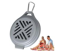 Nixiara Porta-Bobine al aire libre, Soporte de Bobina, Rack de Replicación de Mosca de Silicona, Contestador de Titular de Incienso de Carrete Portátil con Carabiner para Camping Piscante de