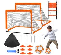 Nixiara Red de fútbol infantil, porterías de fútbol para patio trasero | Juego de red de fútbol emergente portátil - Equipo de entrenamiento para niños y niñas, actividades de ejercicio para playa al