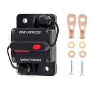 Nixiara Reiniciar fusible inversor, interruptores de conmutación, manual de reinicio 12 V-48 V para la protección del de audio del coche, protector de sobrecarga automotriz de alto