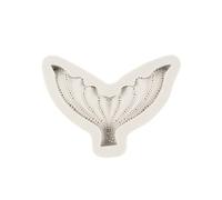 NIXNUT Molde de silicona para fondant, chocolate, galletas, caramelos, hornear, bricolaje, cocina, decoración de fiestas, forma de cola de pez sirena