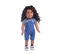 NIXNUT Ropa para Muñecas Atuendo Jeans Overol Camiseta para Muñeca American Girl de 18 Pulgadas