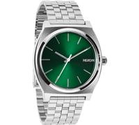 Nixon 0 - Reloj de Cuarzo Unisex, con Correa de Acero Inoxidable, Color Plateado