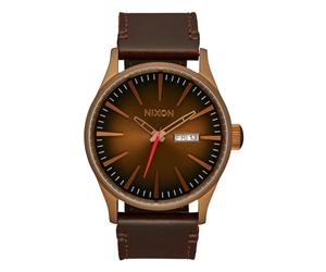 NIXON Analógico Modelo Relogio Sentry Leather. Marca