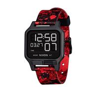 NIXON Heat A1320 - Reloj Deportivo Digital Ultrafino para Hombre (38mm Cara, 20mm Banda de PU/Caucho/Silicona)