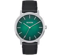 Nixon - Porter Leather 40mm Green Ombre / Black - Reloj Hombre