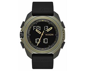 Nixon Reloj Analógico-Digital para Hombre de con Correa en Silicona A12671089-00