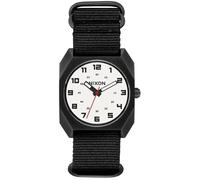 Nixon Reloj analógico para Hombre con Correa de Acero Inoxidable A1409-004-00, Negro, Correa