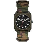 Nixon Reloj analógico para Hombre con Correa de Acero Inoxidable A1409-5118-00, Verde