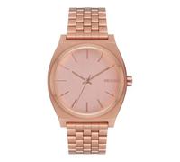 NIXON Reloj Analógico para Unisex de Cuarzo con Correa en Acero Inoxidable Recubierto A045-897-00, Dorado Rosa
