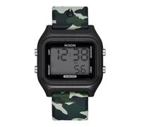 Nixon Reloj Digital Unisex de Cuarzo con Correa de Silicona A1399-047-00, Negro, Correa