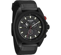 NIXON Reloj Geo Volt Rover Chrono para Hombre, Negro/Rojo, Talla única, El Rover Chrono