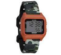 NIXON Ripper A1399 - Reloj Deportivo Digital para Hombre Resistente al Agua hasta 100 m (Esfera de 36,5 mm, Correa de Silicona de 20 mm) - Fabricado con plásticos reciclados oceánicos,