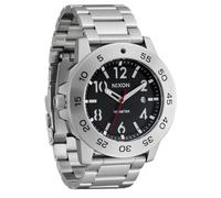 Nixon Smyth 44 para hombre, plateado/negro, Plata/Negro, Smyth 44