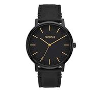 NIXON The Porter Reloj para Hombre Analógico de Cuarzo japonés con Brazalete de Piel de Vaca A10581031