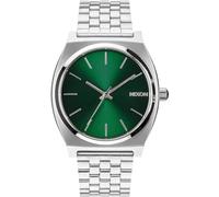 Nixon 0 - Reloj de Cuarzo Unisex, con Correa de Acero Inoxidable, Color Plateado