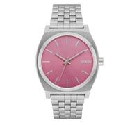 Nixon Time Teller A045-2719-00 - Reloj de Pulsera para Hombre, Color Plateado con Correa de Acero Inoxidable, Resistencia al Agua: 10 Bar, diámetro de la Caja: 38,5 mm