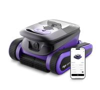 Niya Sonar 50 Piscina Limpiafondos y Paredes, para Piscinas de hasta 12m, Cepillado Intenso de la Línea de Agua, Control por la App, Filtración Fina, Doble Motor, Navegación Inteligente