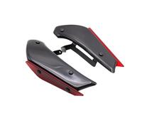 Niyade Spoiler Motocicleta para S1000RR para S 1000 RR 2019-2021, Alerones Deportivos De Fuerza Descendente Lateral para Motocicleta ala Fija Aerodinámica Parabrisas De Carenado(Red)