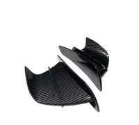 Niyade Spoiler Motocicleta para YZF para R1/R6/R3/R25 para S1000RR 50 125 Motocicleta Scooter Aerodinámico Kit De Alas Universal Fijo Winglet Carenado ala(Color-02)