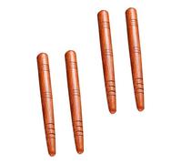 NIYANGLE 1 Juego Bolígrafo De Acupuntura Herramientas De Masaje De De Madera Palo De Masaje Masajeador De Puntos Gatillo Pluma De Masaje Masajeador De Pies De Madera Marrón 4 Piezas