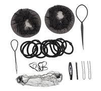 NIYANGLE 1 Juego Conjunto de Redes para Moño de Ballet Redes Invisibles para Cabello Accesorios Prácticos para Niñas Material Duradero y Flexible para Peinados Elegantes y