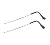 NIYANGLE 1 Par Accesorios Metálicos Para Patillas Gafas Brazos Piernas Reemplazo Del De Gafas De Sol Brazo De Gafas Brazos Parte De Reemplazo Plata Metal