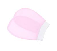 NIYANGLE 1 Par Guantes Exfoliantes de Ducha para Mujer Guantes de Rosa con Masaje y Exfoliación para Cuidado Limpieza Corporal