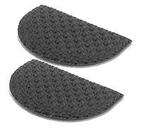 NIYANGLE 1 Par Único Subsidio De Reparación Empuñaduras De De Goma Adhesivo Antideslizante Etiqueta Engomada Zapato De Detener El Olor Caucho Talonera Aj1 Silenciar